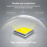 INSMART LED Desk Lamp for Home Office,10W 3 Levels Dimmable Desk Light with USB,Small Study Lamp,Reading Light for Reading,College Dorm,White