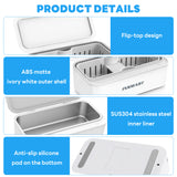 IBTORO Ultrasonic Jewelry Cleaner, 45kHz Gentle 360° Cleaning with 450ml Stainless Steel Tank, Quiet & Portable for Jewelry, Glasses, Retainer, Dentures