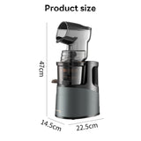 INSMART Cold Press Juicer for Home Use,Masticating Juicer with 3.6" Wide Feed Chute,300w Slow Juicer Machines,High Juice Yield,Quiet, Easy to Clean for Whole Vegetables & Fruits(27 fl oz,Black)