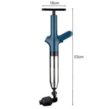 INSMART Air Toilet Plunger,High-Pressure Air Drain Blaster (4.4lbs Force) with 4 Nozzles,Real-Time Pressure Gauge,Unclog Toilets,Sinks,Showers Fast