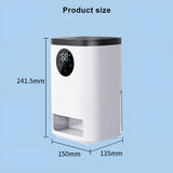 INSMART 50OZ Smart Dehumidifier for Home - Ultra-Quiet Sleep Mode, Touchscreen Control, 2-Speed & Auto Shut off, Frost Protection - Covers 900 Sq.ft (Bedroom, Bathroom, Basement)