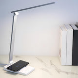 INSMART LED Desk Lamp for Home Office,10W 3 Levels Dimmable Desk Light with USB,Small Study Lamp,Reading Light for Reading,College Dorm,White