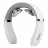 INSMART Neck Massager with Heat, Portable Electric Cordless Massager, 10 Modes & TENS Pulse, Auto-Adapt to Neck Curve, Timer Shut-Off for Stiffness Relief