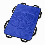 IBTORO Positioning Bed Pad, 8 Reinforced Handles 48"x40" Transfer Sheet, Blue