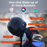 Pecham Bluetooth Helmet Speakers, Motorcycle Headphones With Mic, HiFi Sound Wireless Helmet Headset for Cycling, Riding, Camping