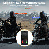 Pecham Bluetooth Helmet Speakers, Motorcycle Headphones With Mic, HiFi Sound Wireless Helmet Headset for Cycling, Riding, Camping