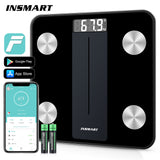 INSMART 14in1 Bluetooth BMI Weight Scale Penimbang Berat Badan Smart Weight Scale Body Fat Timbang Berat Badan With Smart App