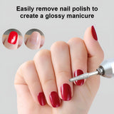 INSMART Electric Nail Drill Machine - 45000RPM Rechargeable Portable Nail File Kit for Acrylic, Gel Nails, Manicure & Pedicure, Professional Salon Tools for Women, White