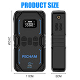 Pecham 3000A Car Jump Starter with Air Compressor, 150PSI Battery Jump Starter (for All Gas or up to 8.0L Diesel), 16000mAh Portable Car Battery Booster with LED Screen, 3 Modes Flashlight