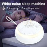 INSMART Smart Breathing Light White Noise Machine for Sleep - Portable Sound Therapy with 16 Natural Sounds, 38H Battery, Deep Sleep & Meditation Aid, Compact Travel Design