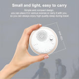 INSMART Smart Breathing Light White Noise Machine for Sleep - Portable Sound Therapy with 16 Natural Sounds, 38H Battery, Deep Sleep & Meditation Aid, Compact Travel Design