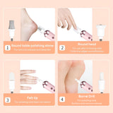 INSMART Cordless Electric Nail Drill - Professional Manicure Pedicure Kit, Portable Nail File with 5 Speeds for Hand & Foot Care, Callus & Thick Nails Grinding Tool
