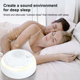 INSMART Smart Breathing Light White Noise Machine for Sleep - Portable Sound Therapy with 16 Natural Sounds, 38H Battery, Deep Sleep & Meditation Aid, Compact Travel Design
